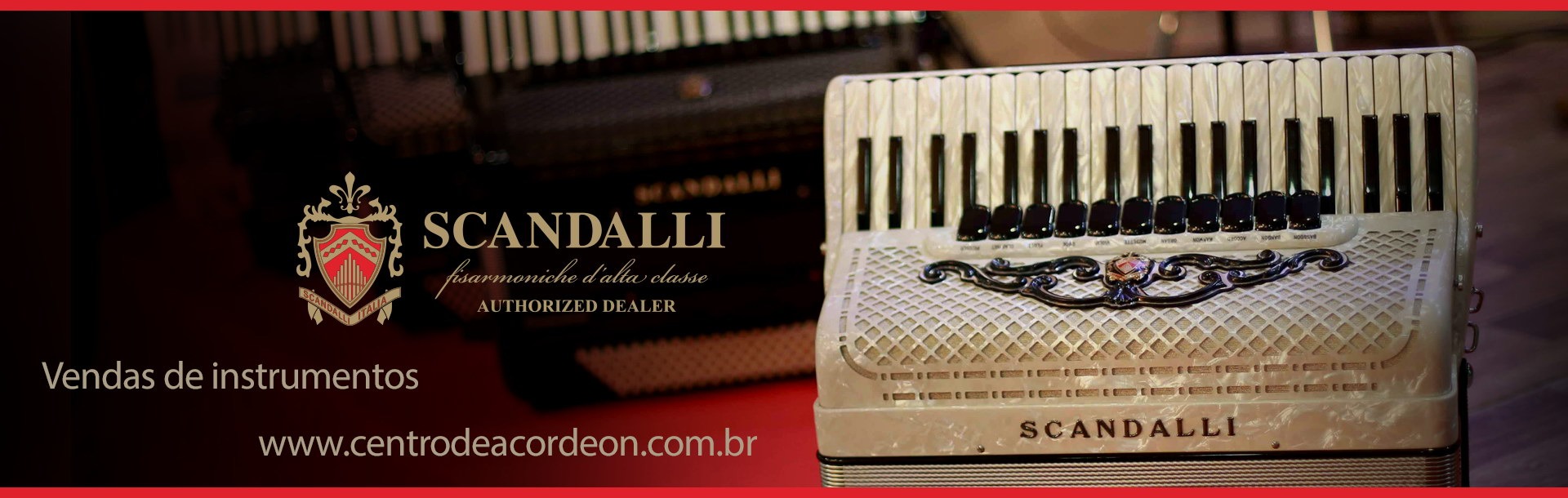 Acordeons italianos à venda - Centro de Acordeon