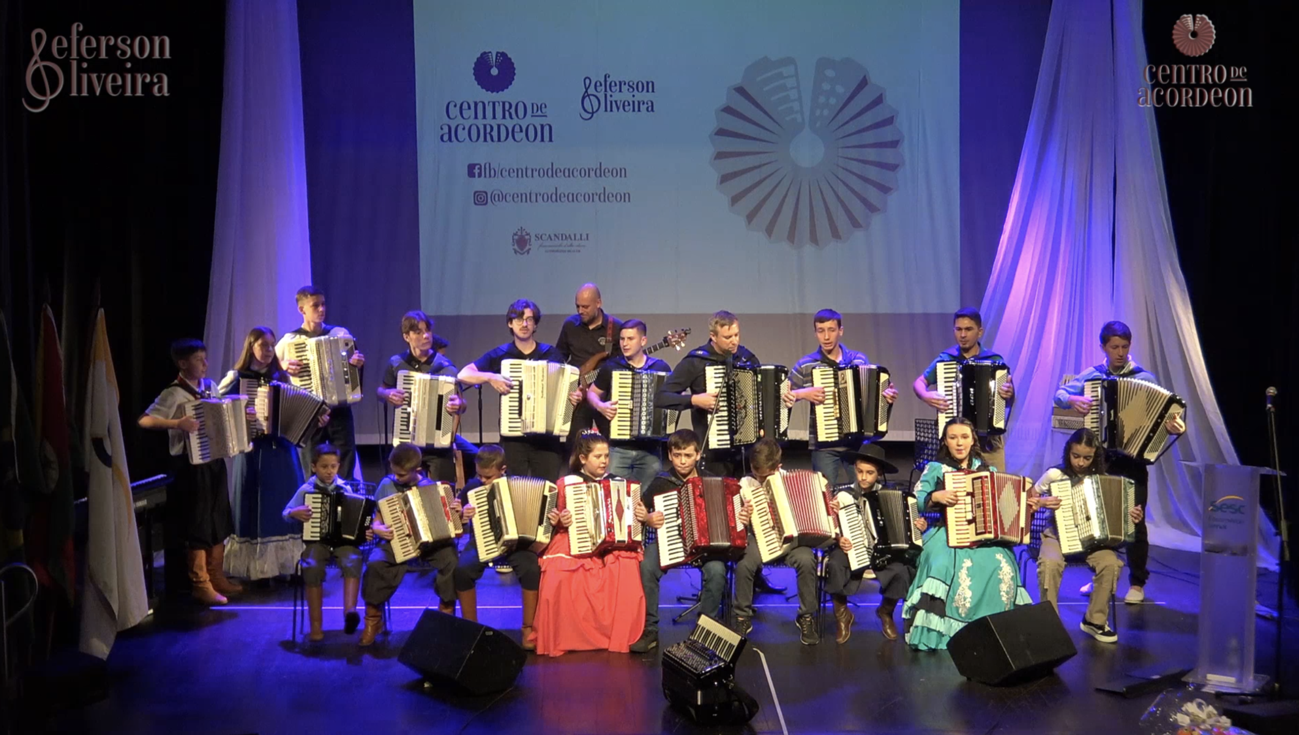 24ª Audição de Acordeon 2025 - alunos do Centro de Acordeon